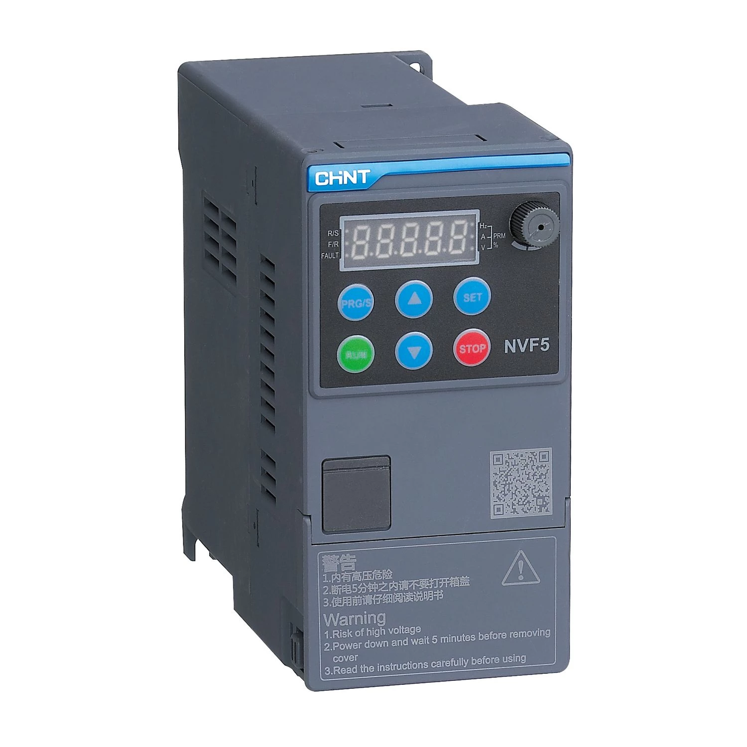 Преобразователь частоты NVF5-1.5/TD2-B, 1.5кВт, 220В 1Ф , общий тип (CHINT)