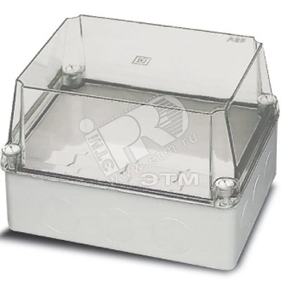 Коробка расп,гермет,пласт,винт IP55 310х240х160мм ШхВхГ прозр