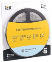 Светодиодная лента LED 5м блистер LSR-5050RGB60-14,4-IP20-12V IEK