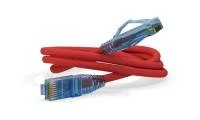 Патч-корд U/UTP, Cat.6, LSZH, 3 м, красный Hyperline