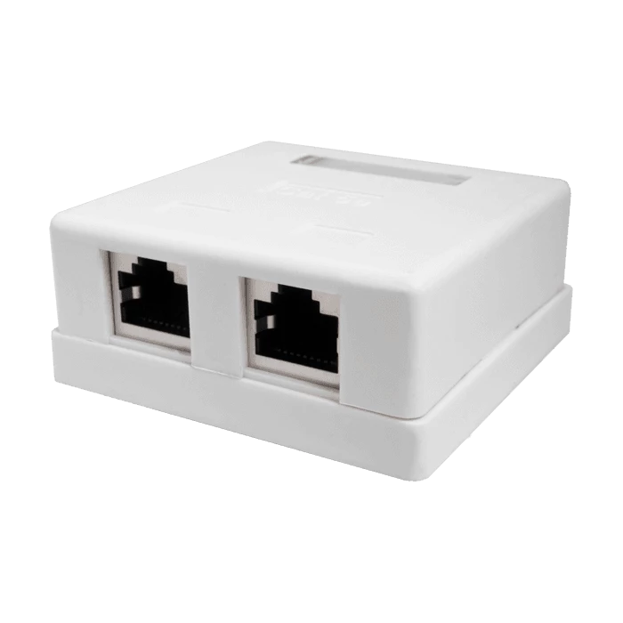 Компьютерная розетка 8P8C (RJ-45), FTP, Cat.5e, 2 порта