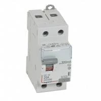 УЗО двухполюсное DX3 2П 25А 300мА-A