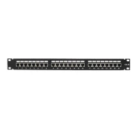 Патч-панель 19", 24хRJ-45, FTP, Cat.5e, 1U