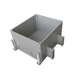 BOX/2+2ST66 Коробка для люков в пол на 2 поста (45х45)+2 модуля (45х22,5) (70025), пластик Экопласт