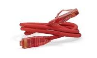 Патч-корд U/UTP, Cat.5e, LSZH, 0.5 м, красный Hyperline