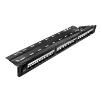 Модульная патч-панель для Keystone Jack 19", под 24 модуля, UTP, 1U