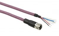 Кабель CANopen, прямой M12-А 5pin, Male-Female, 1м