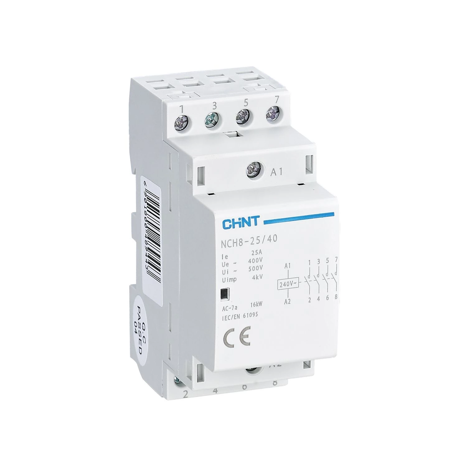 Контактор модульный NCH8-20/11 20A 1НЗ+1НО AC220/230В 50Гц (R) (CHINT)