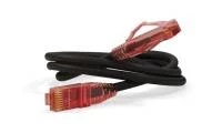 Патч-корд U/UTP, Cat.5e, LSZH, 0.5 м, черный Hyperline