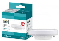 Лампа светодиодная ECO T75 таблетка 10Вт 230В 4000К GX53 IEK