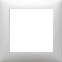 Рамка 1-постовая (белый) FLAT