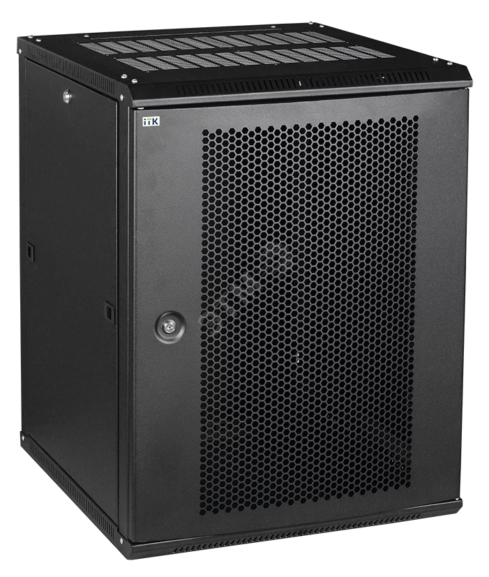 ITK Шкаф LINEA W 6U 600x600 мм дверь перфорированная, RAL9005
