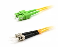 Патч-корд оптический LANMASTER, LSZH, дуплексный, SC/APC-ST/UPC, SM OS2, 5.0 м