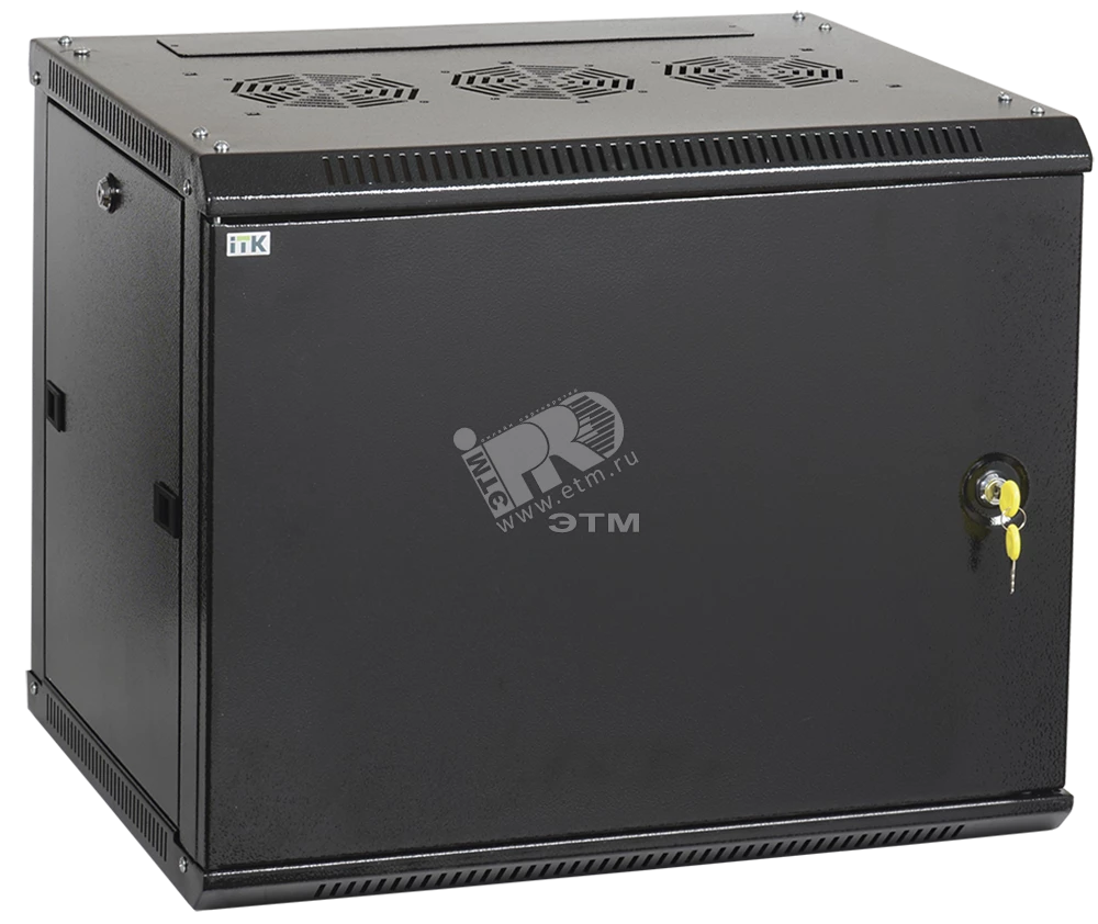 ITK Шкаф LINEA W 6U 600x600 мм дверь металл, RAL9005