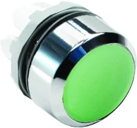 Кнопка MP2-20G зеленая (только корпус) без подсветки с фиксацией