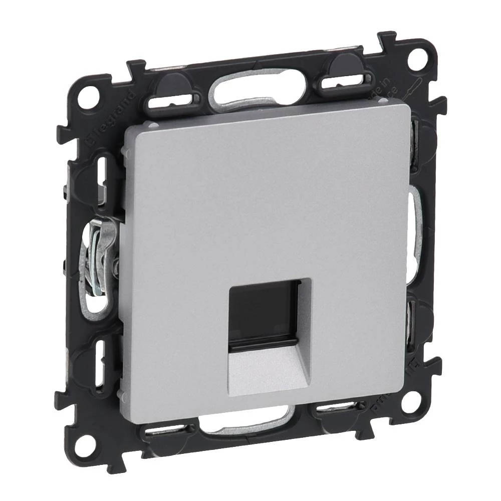 Компьютерная розетка VLN-l RJ45 Cat5e UTP алюминий