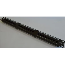Патч-панель LANMASTER 24 порта с индикаторами, UTP, кат.6, 1U
