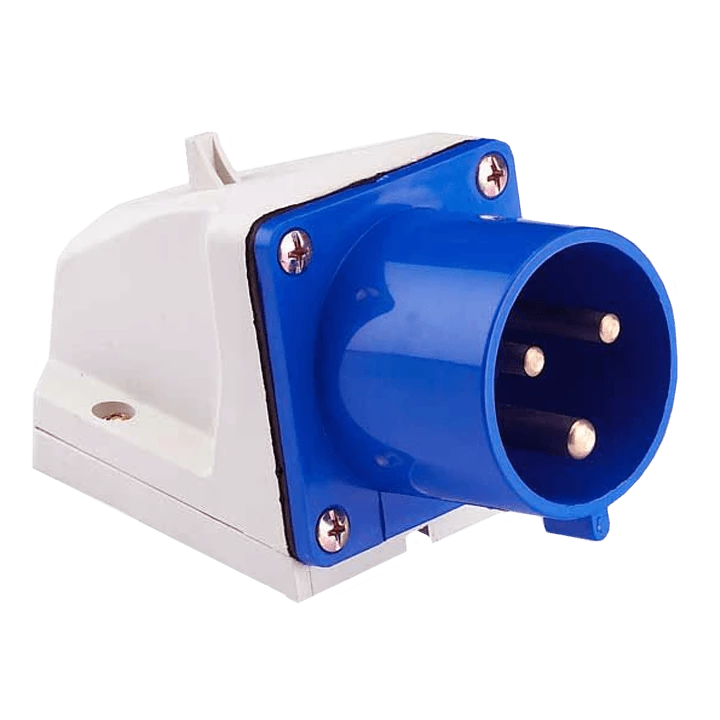 Вилка стационарная 523 2Р+РЕ 32А 220В IP44 EKF PROxima